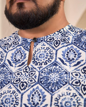 Load image into Gallery viewer, KURTA NADIM - GREYISH BLUE