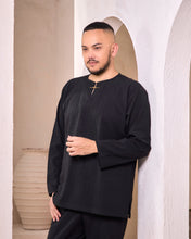 Load image into Gallery viewer, KURTA EXCLUSIVE EMBOSSED - BLACK