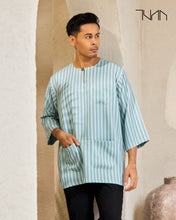 Load image into Gallery viewer, LEKIU STRIPES- Baby Blue
