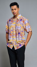 Load image into Gallery viewer, Batik Shirts Orange Tropical
