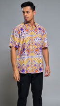 Load image into Gallery viewer, Batik Shirts Orange Tropical
