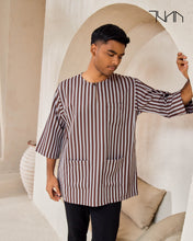 Load image into Gallery viewer, LEKIU STRIPES- Brown
