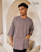 Load image into Gallery viewer, LEKIU STRIPES- Brown
