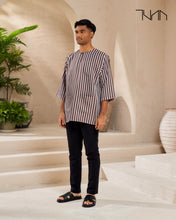 Load image into Gallery viewer, LEKIU STRIPES- Brown

