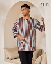 Load image into Gallery viewer, LEKIU STRIPES- Brown
