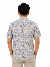 Load image into Gallery viewer, Batik Shirts White Blue Shell
