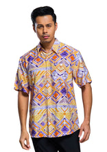 Load image into Gallery viewer, Batik Shirts Orange Tropical
