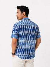 Load image into Gallery viewer, Batik Shirts Linen Nusa Blue
