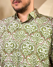 Load image into Gallery viewer, Batik Shirts Olive Green
